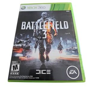 Battlefield 3 Xbox 360 EA DICE 2011 Complete 2-Disc Set NTSC FPS Video Game‎